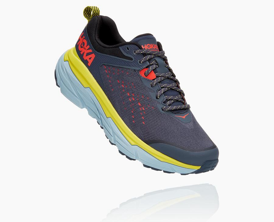 Hoka One One Trailove Tenisky Panske Modre - Challenger ATR 6 - 42706-HGJA